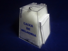 Urna com Bolso - Fechamento Fechadura 